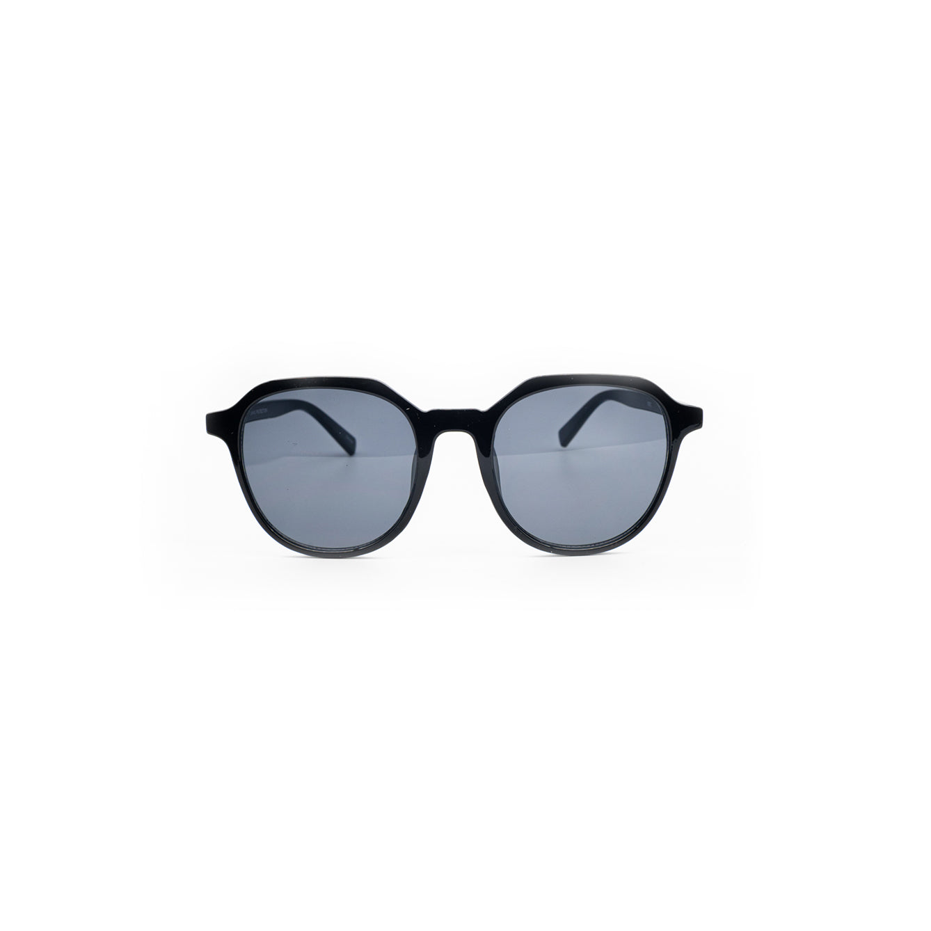 Simple Round Sunglasses - Black