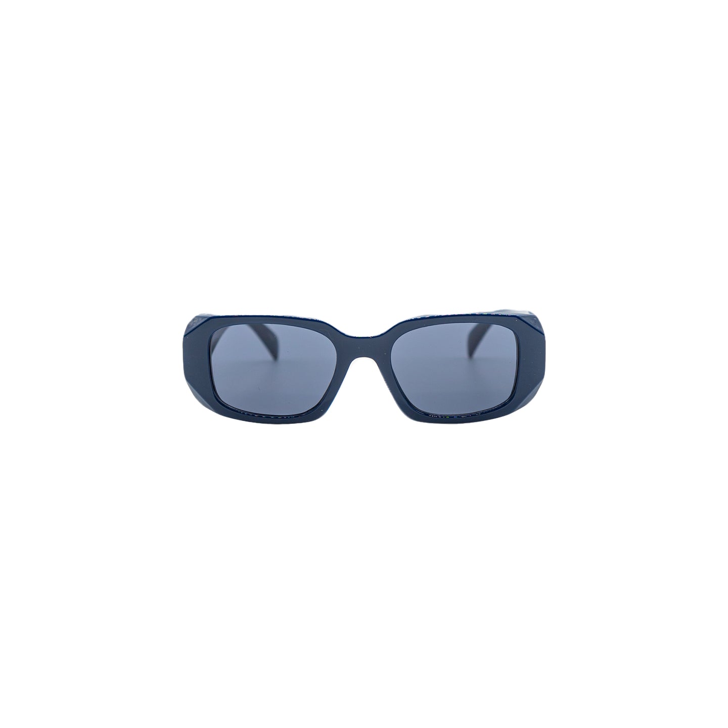 Geometric Frame Sunglasses - Dark Blue