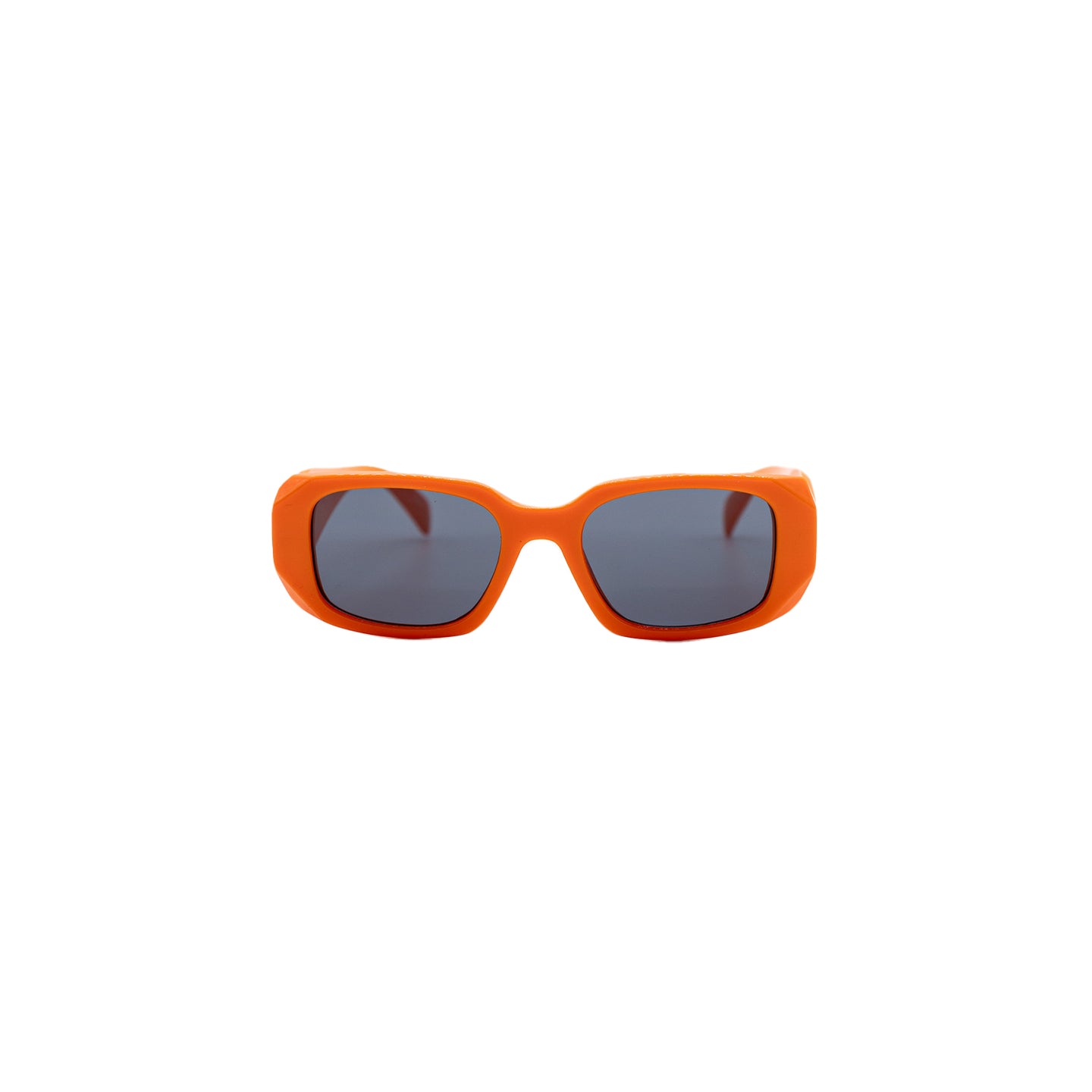 Geometric Frame Sunglasses - Orange