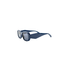 Load image into Gallery viewer, Geometric Frame Sunglasses - Dark Blue
