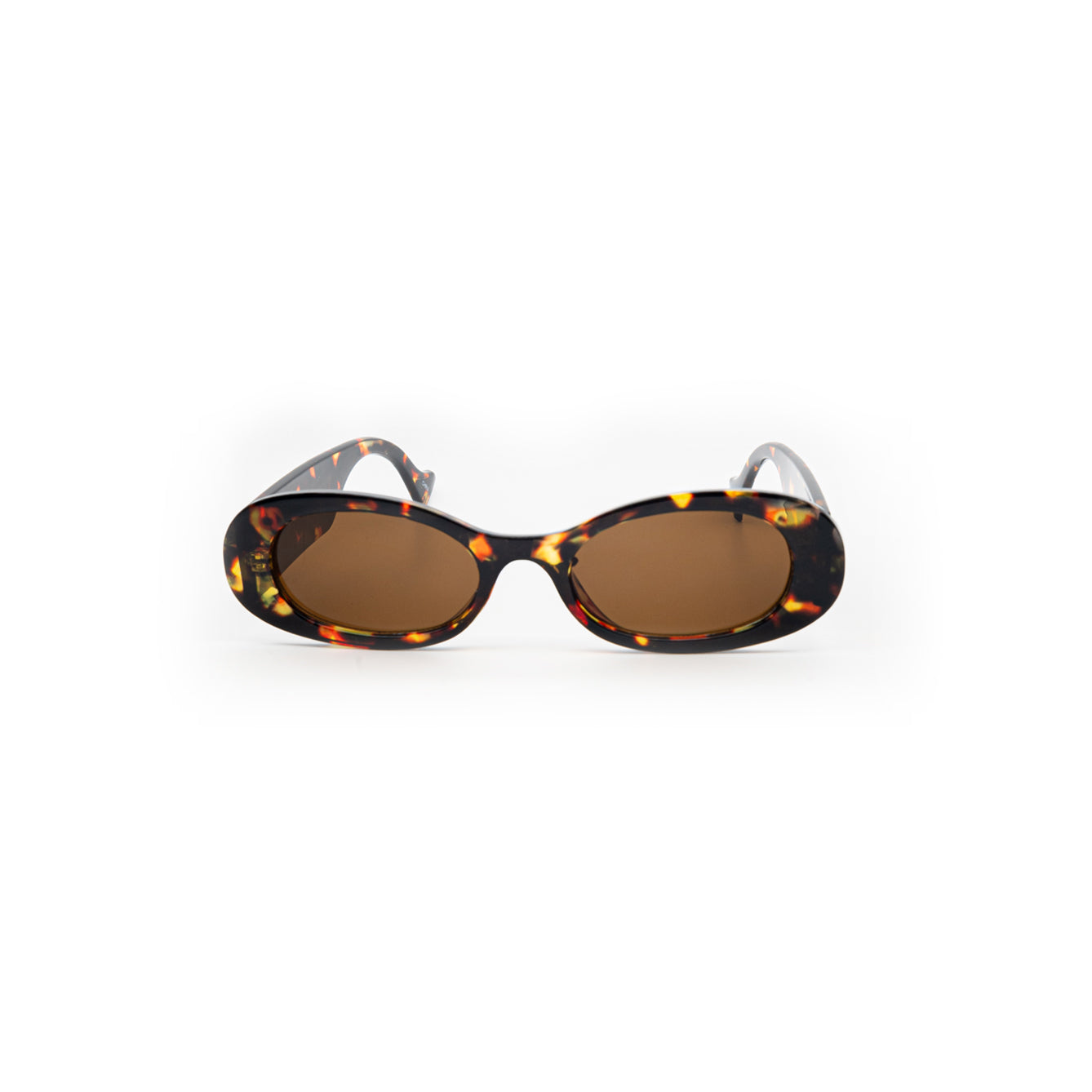 Retro Fashion Sunglasses - Brown