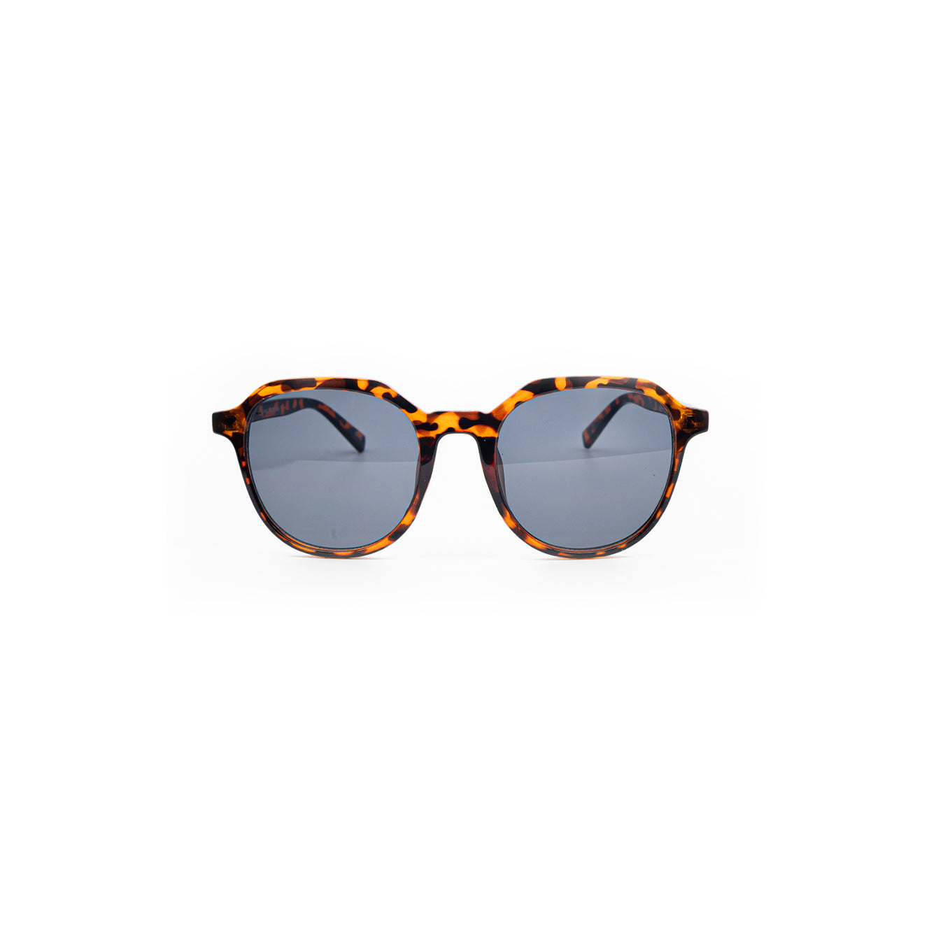 Simple Round Sunglasses - Brown