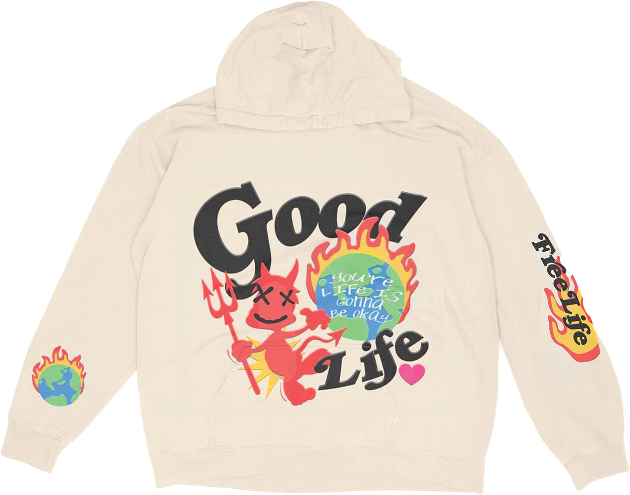 Good Life Hoodie - Sand