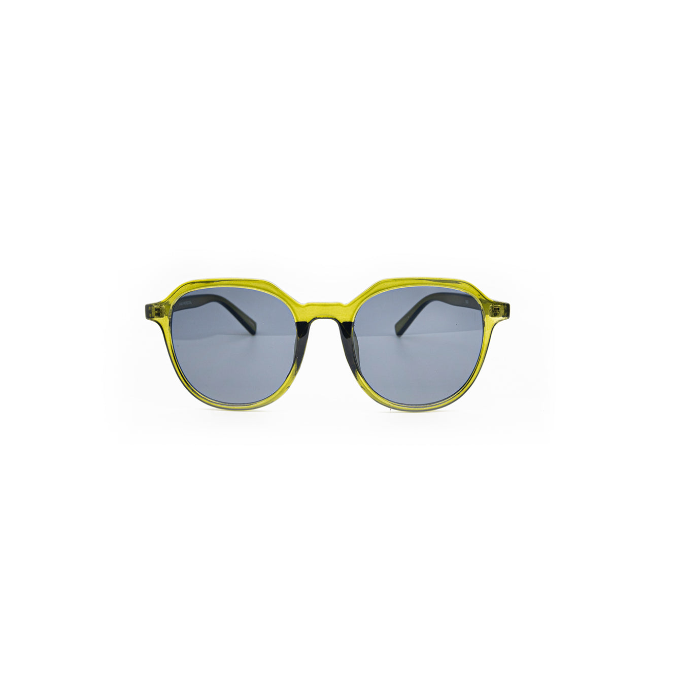 Simple Round Sunglasses - Green