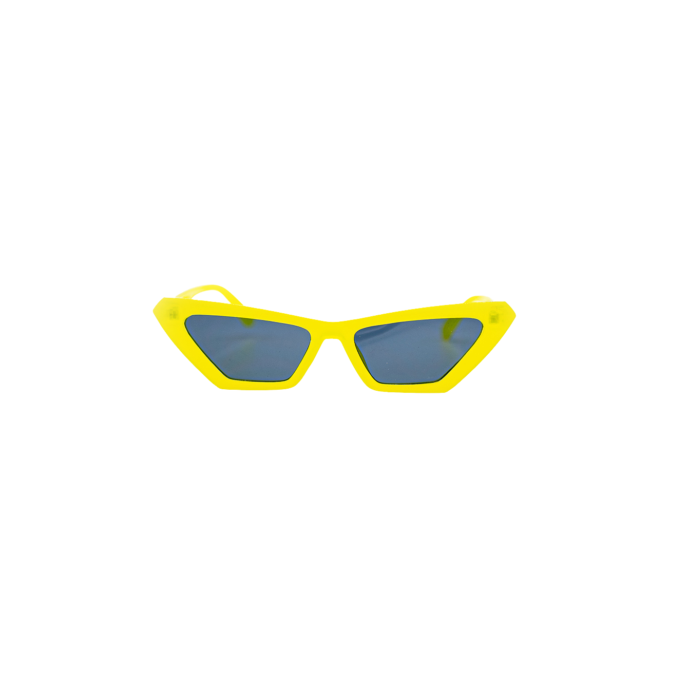 Neon Cateye Sunglasses - Yellow