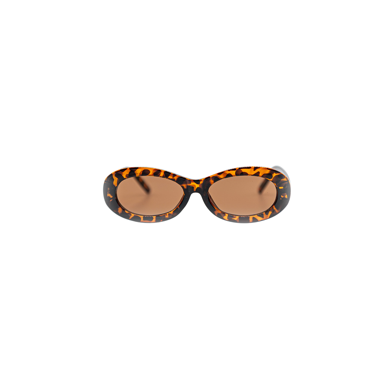 Nostalgic Oval Sunglasses - Brown