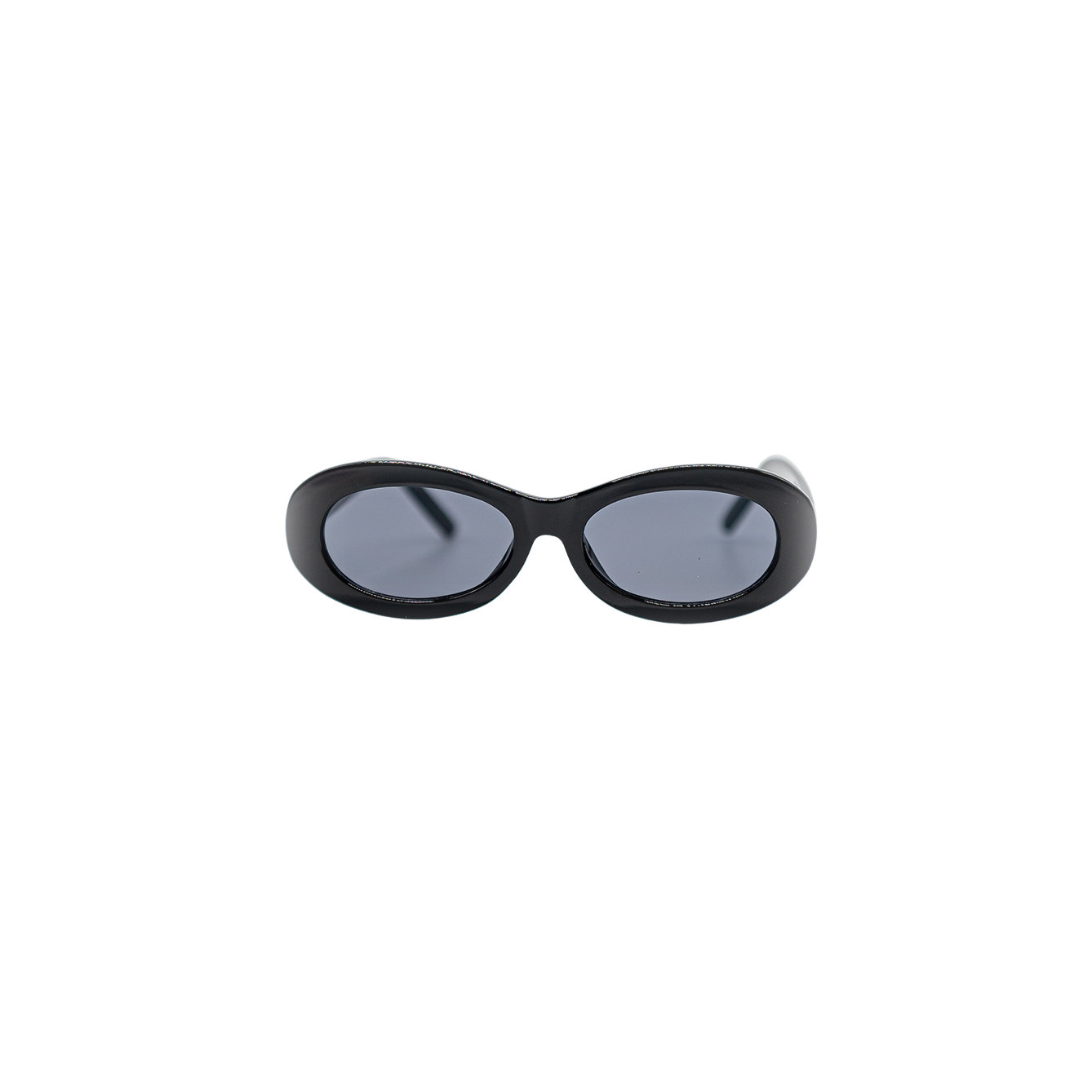 Nostalgic Oval Sunglasses - Black