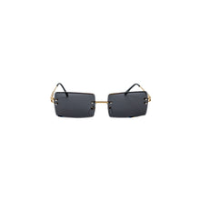 Load image into Gallery viewer, LUX Rectangle Sunglasses - Black
