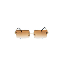 Load image into Gallery viewer, LUX Rectangle Sunglasses - Brown
