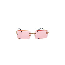 Load image into Gallery viewer, LUX Rectangle Sunglasses - Pink
