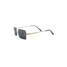 Load image into Gallery viewer, LUX Rectangle Sunglasses - Black
