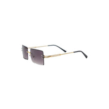 Load image into Gallery viewer, LUX Rectangle Sunglasses - Light Black
